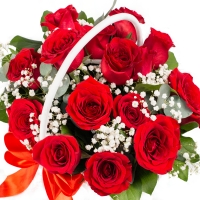 Cosulet superb din 15 trandafiri rosii premium 4